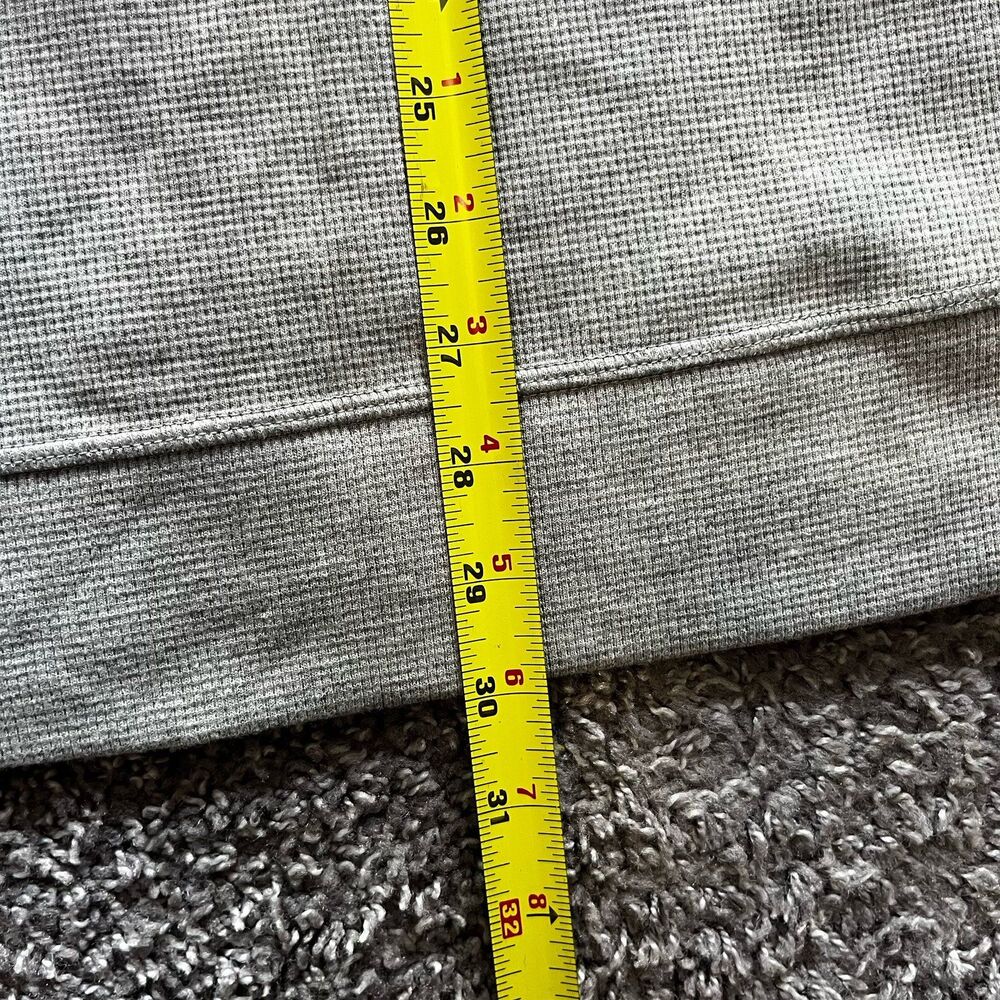 Public Rec Waffle Knit Hoodie Sweatshirt Pullover Heather Grey Mens XL - Picture 6 of 6
